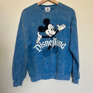 Disney Blue Crewneck Sweater with Mickey Mouse